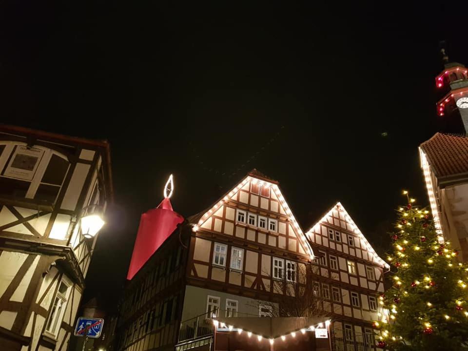 Hotel & Cafe Schachtenburg Schlitz Exterior foto